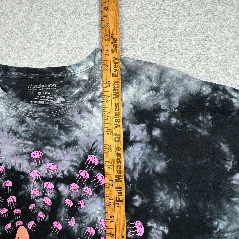Spongebob Squarepants Tie-Dye T-Shirt XL Patrick Jellyfish Nickelodeon Cartoon - Picture 5 of 6